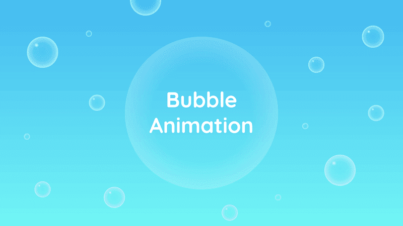 JSとCSSでふわふわと漂う泡のアニメーションを実装する方法【自作＆jQueryなし】